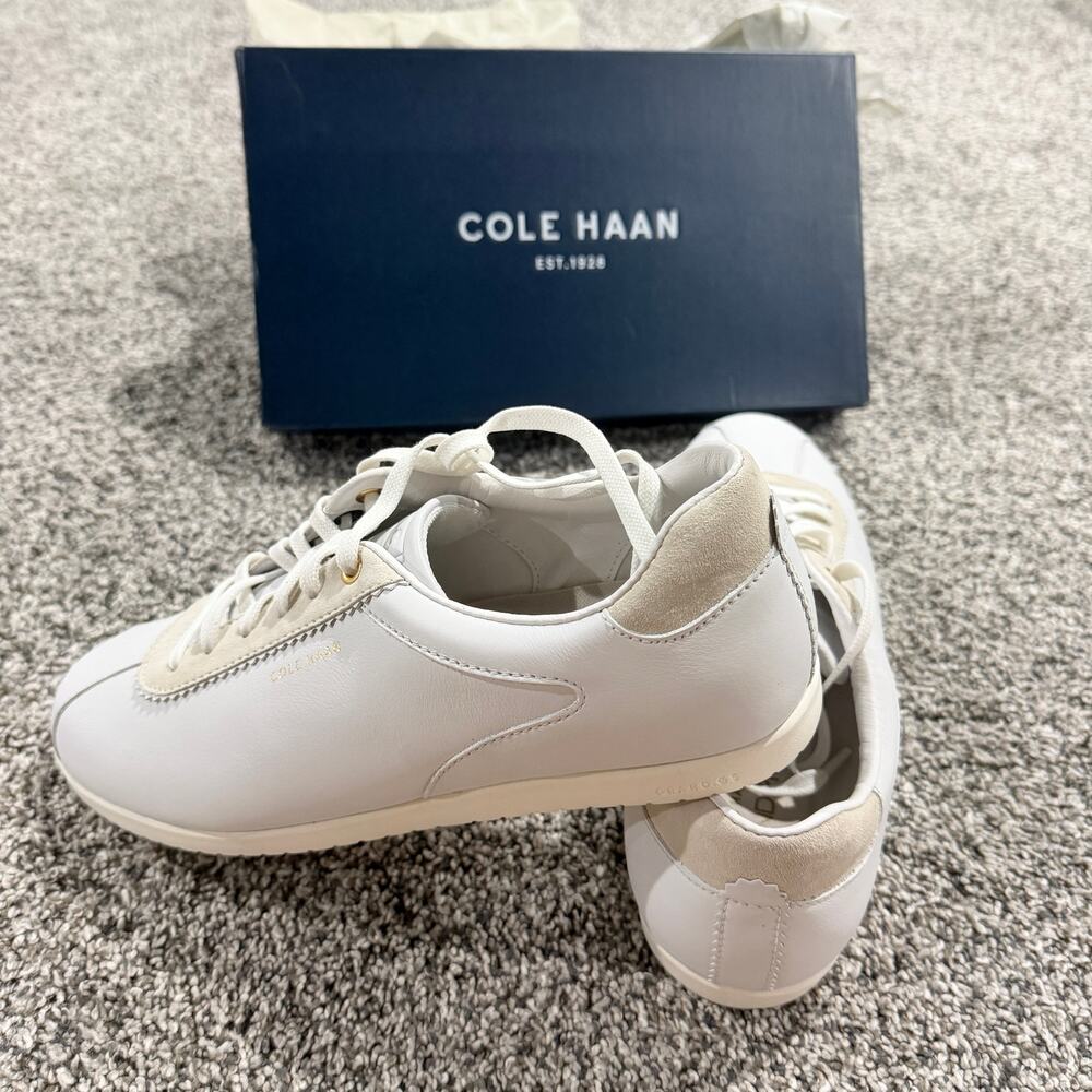 New in Box, Cole Haan GrandPro Turf Sneaker, Optic White, W13257, Womens 9.5